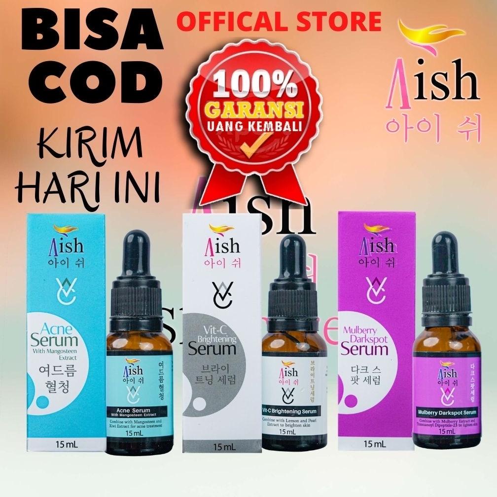 AISH SERUM KOREA ORIGINAL 100% AISH ACNE | BRIGHTENING| DARKSPOT AISH SERUM ORIGINAL 100% BPOM