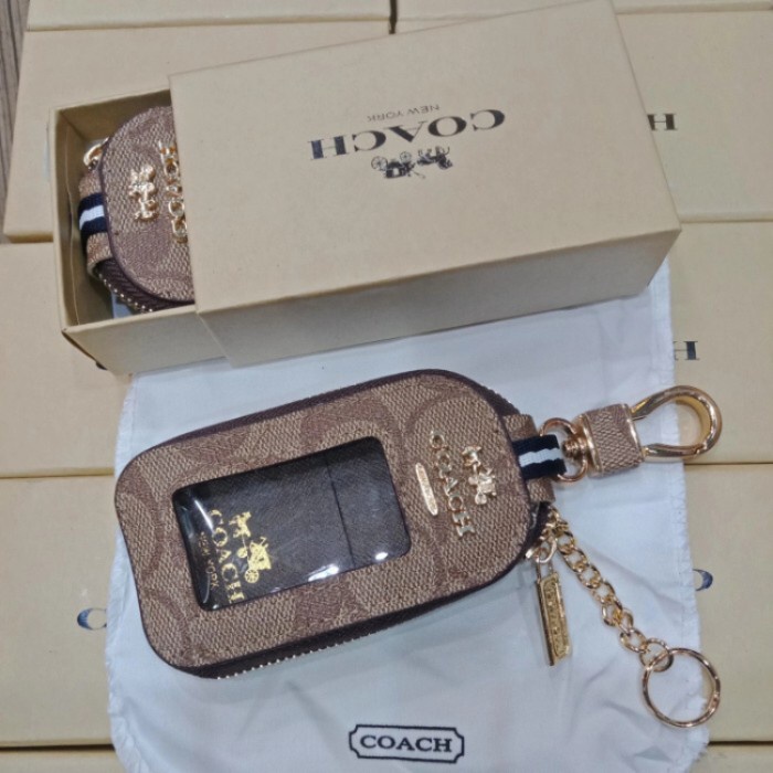 DOMPET GANTUNGAN KUNCI STNK MOBIL DAN MOTOR COACH TRANSPARAN IMPORT