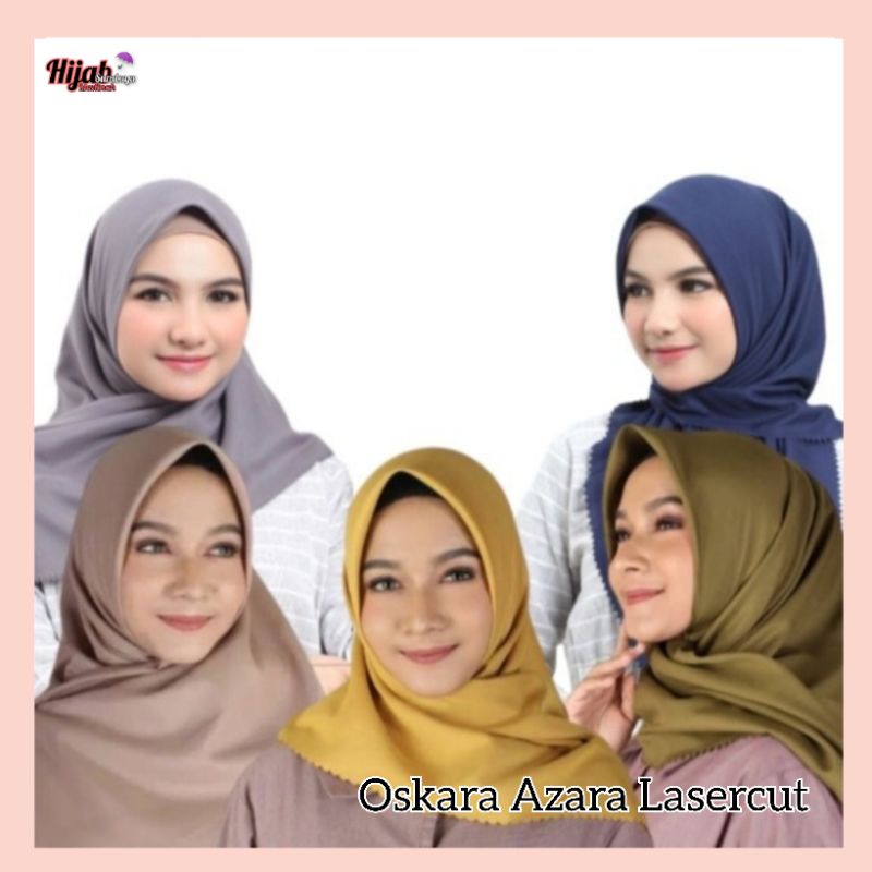 Oskara Azara / Hijab Oskara Azara Lasercut Premium