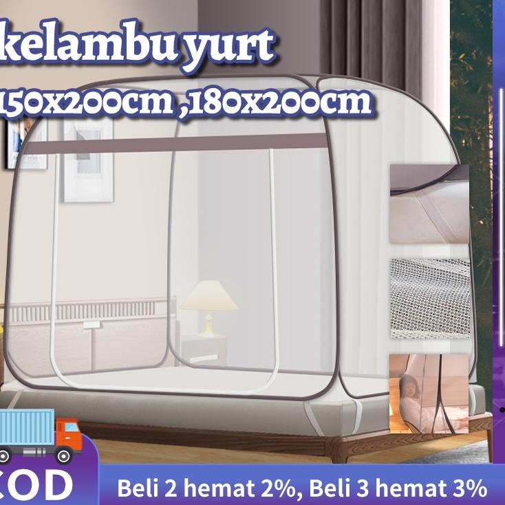 Sale sale Mm3M7Kelambu Tidur Kelambu Lipat Anti Nyamuk Kelambu Pelajar Kelambu Lipat Kelambu Kotak 1
