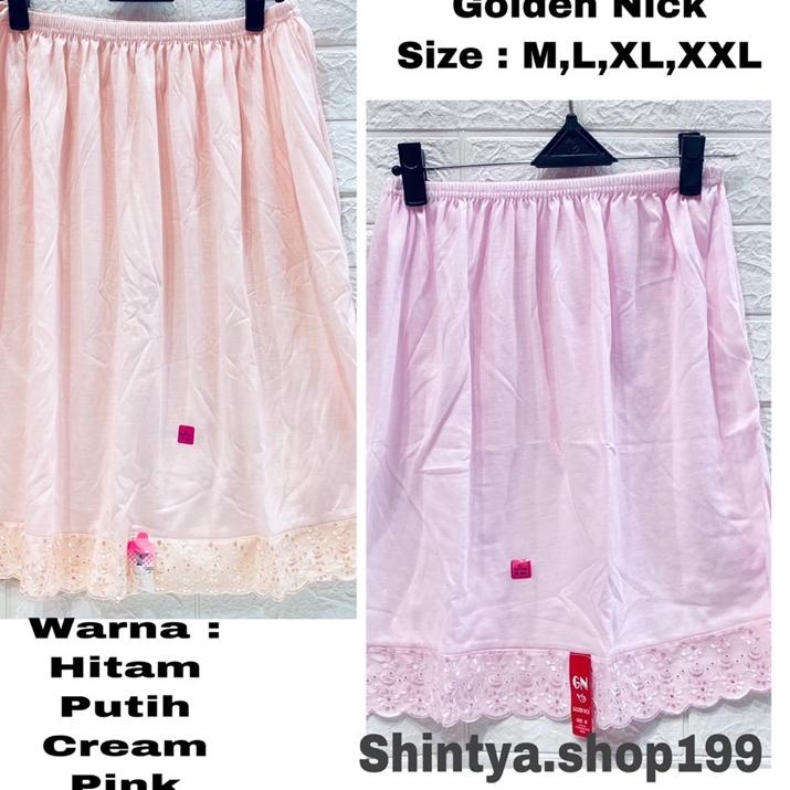 Mau? 8p3OdRok Dalaman Pendek | Rok Daleman Gamis Golden Nick / YUTIND Bahan Katun