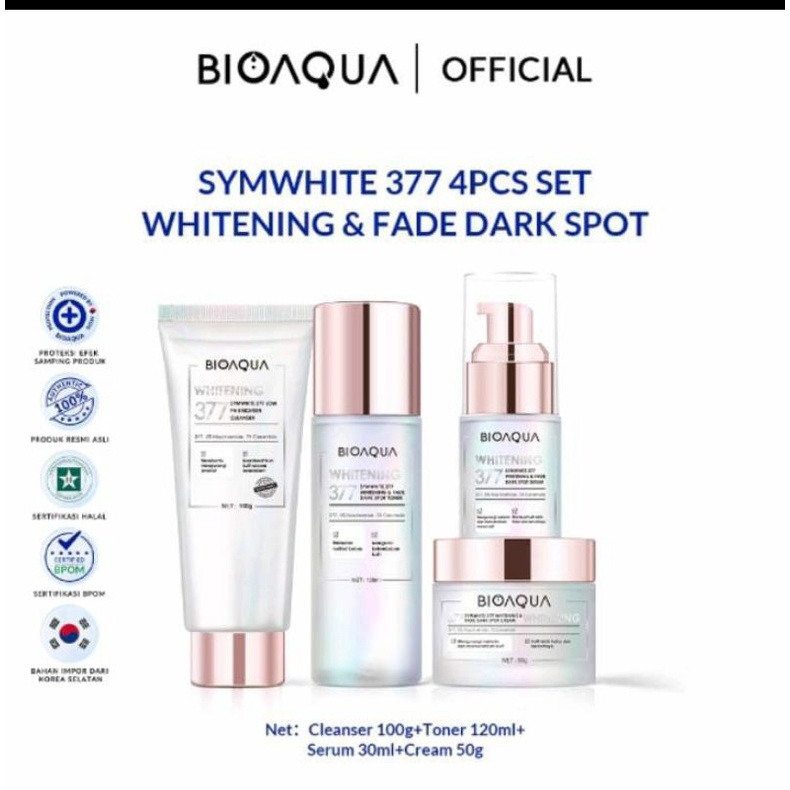 BIOAQUA SymWhite 337 Whitening & Fade Dark Spot Paket Whitening set