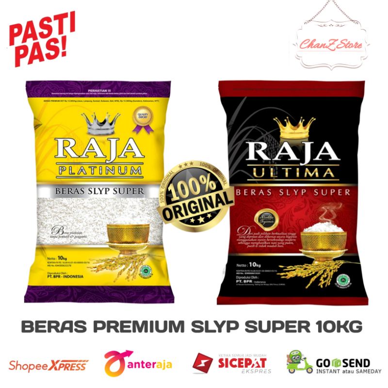 

BERAS PREMIUM SLYP SUPER RAJA PLATINUM & RAJA ULTIMA 10KG