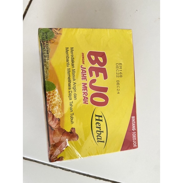 

BEJO dengan jahe merah