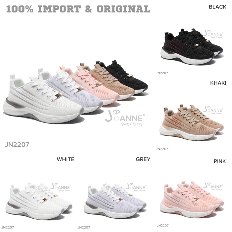 [ORIGINAL] JOANNE Sport Sneakers Shoes Sepatu Wanita #JN2207