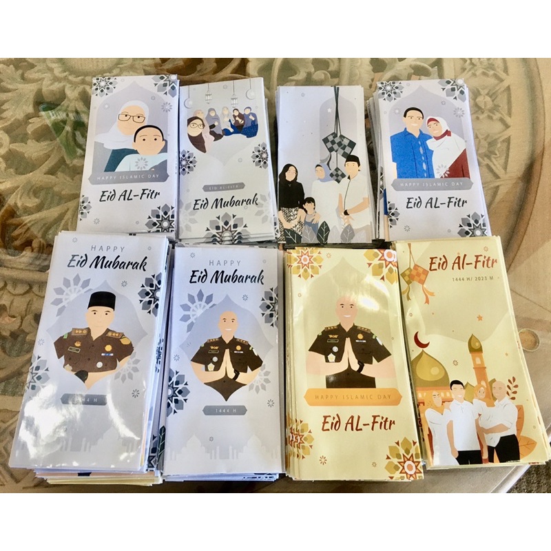 

amplop lebaran custom gambar