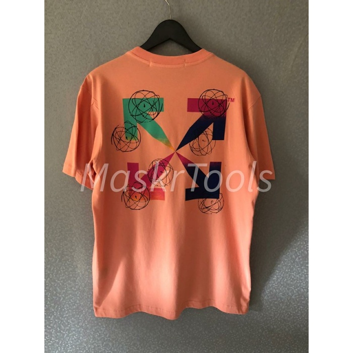 TSHIRT OVERSIZE OFFWHITE LIGHT SALMON PREMIUM KAOS PRIA WANITA MURAH