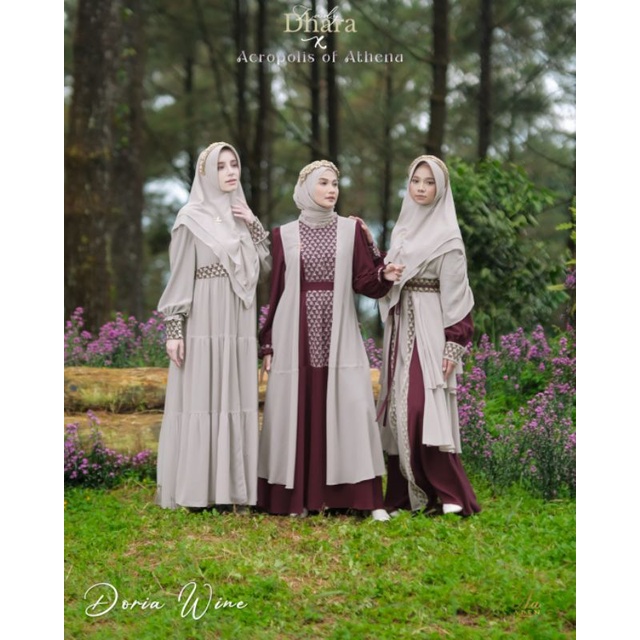 lady dhara x acropolis of athena by Aden hijab
