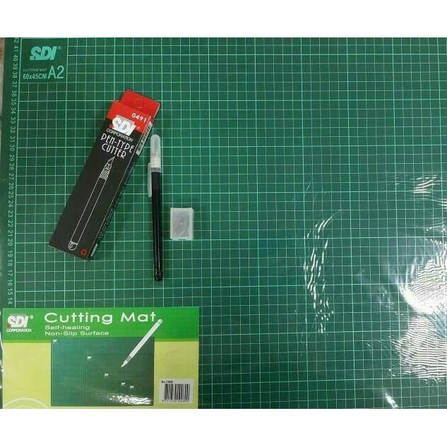 

Terlaris Vbn Paket Cutting Mat A2+ Pen Cutter Free Refill Sdi Murah