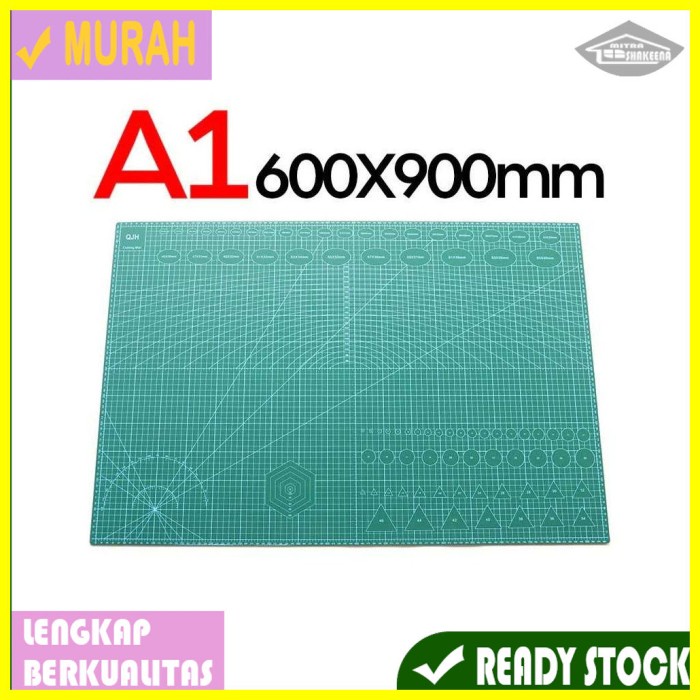 

Terlaris Vbn Work Cutting Mat Pad A1 90 X 60 Cm Qj4 Green