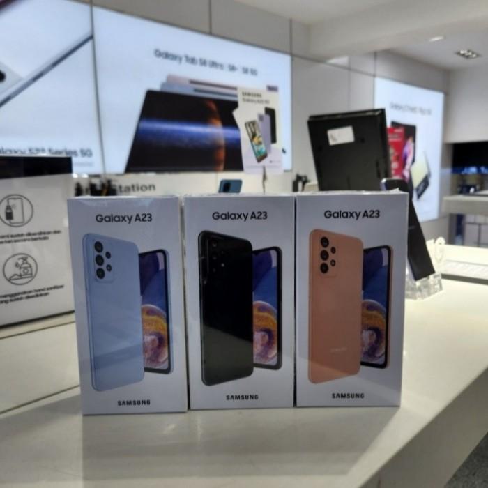 SAMSUNG A23 6/128 BARU SEGEL RESMI GARANSI SAMSUNG A23 RAM 6GB ROM 128