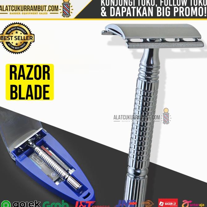 Razor / Pisau Cukur Model Jadul Isi Ulang Silet