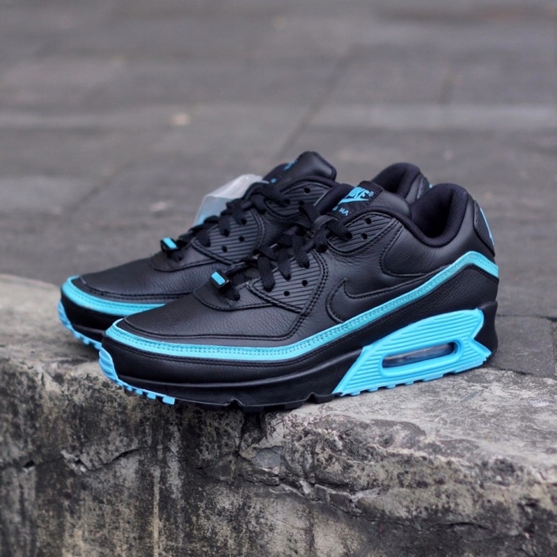 ORIGINAL N1KE AIR MAX 90 X UNDEFEATED BLACK BLUE