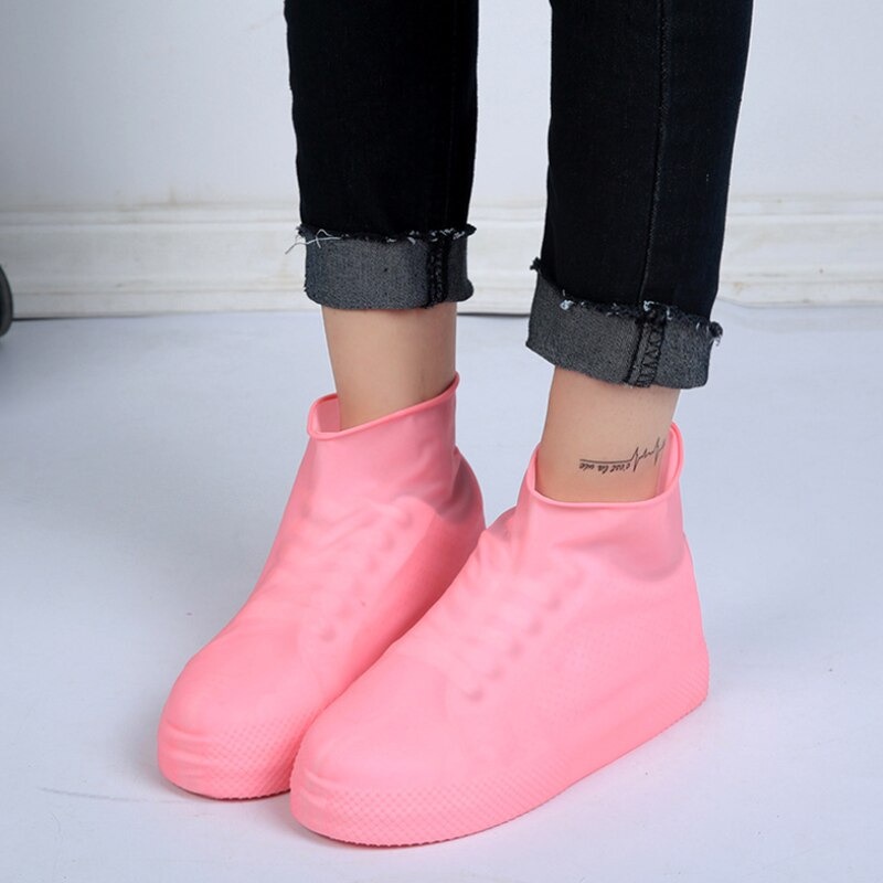 ZUOFILY Cover Sepatu Anti Air Hujan Waterproof L - CJ191 - Black