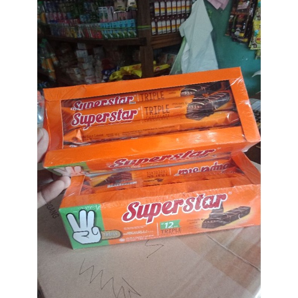 

Superstar Wafer Coklat Bok Isi 12pcs