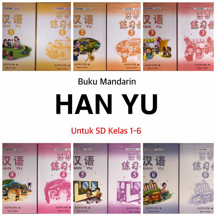 Terlaris Paket Buku Han Yu Jilid 1-6 / Hanyu 1-6 / Buku Mandarin Hanyu 1-6