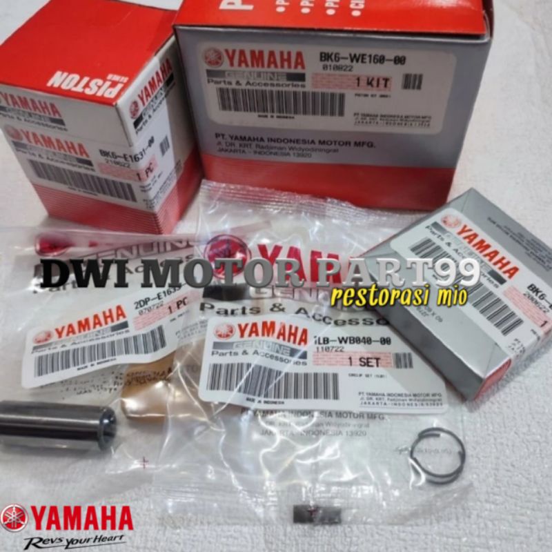 PISTON SEHER KIT BK6 R15 VVA V3 UBAHAN KE NMAX AEROX ORIGINAL