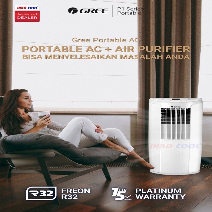 Terlaris Ac Gree Portable 1Pk / 1 Pk / Gpc-09