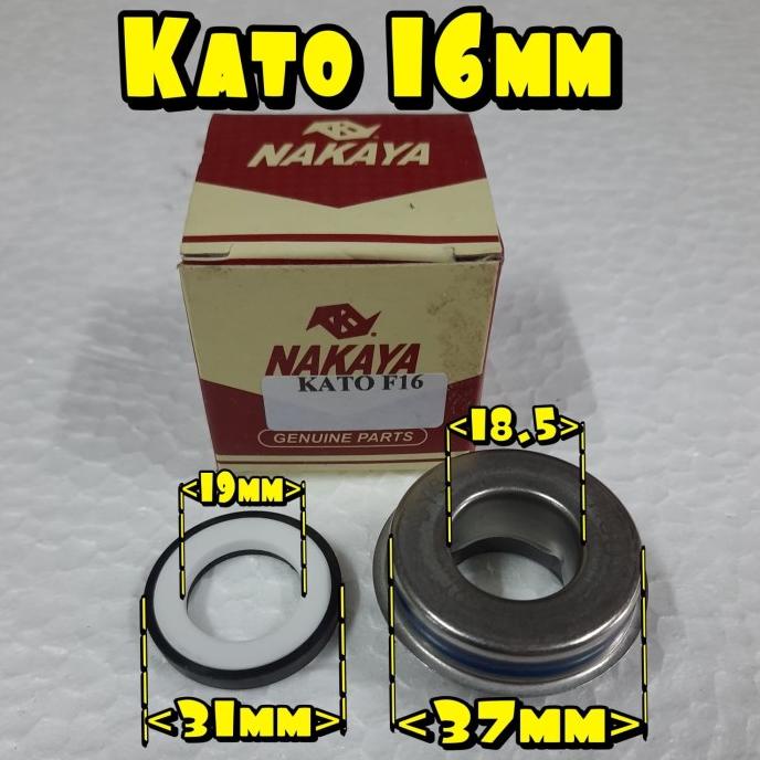 #@#@#@#@] Mechanical Seal Pompa Air WP10 WP-10 WP 10 2Tak model Kato 16 mm 16mm