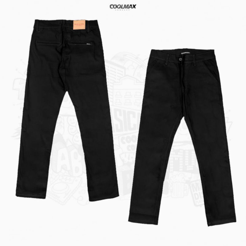COOLMAX COMPANY - LONGPANTS CHINO CELANA HITAM