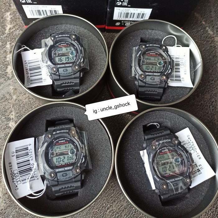 Flash Sale (Rare)Casio G-Shock Gshock Gw-7900-1Er/Gw-7900-1/Gw-7900 Multiband 6 Terlaris