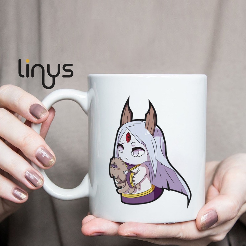 Gelas Cangkir naruto kaguya otsutsuki coffee mugs