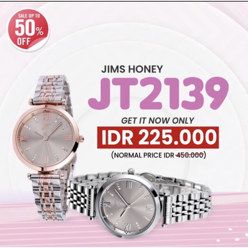 JAM TANGAN 2139 JIMS HONEY + BOX EXCLUSIVE