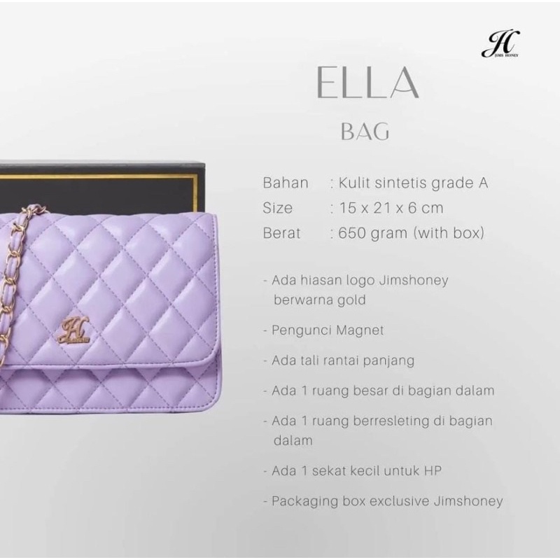 JIMS HONEY ELLA BAG + Free Exclusive Box