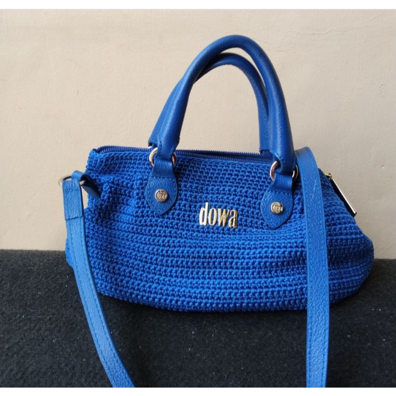 Sale kilat tas Dowa Spa biru preloved like new