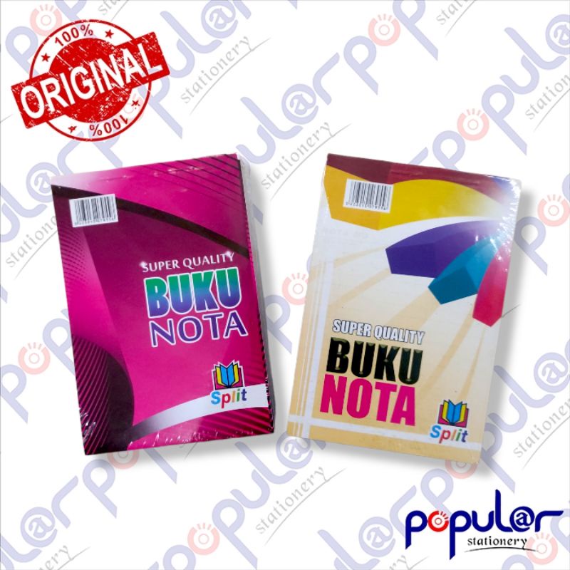 

Buku Nota Split Kecil / Pak ( 10 Pcs )