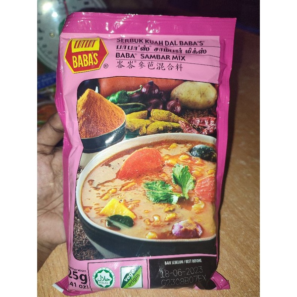 

Babas Sambar / Babas kari dhal 250gr