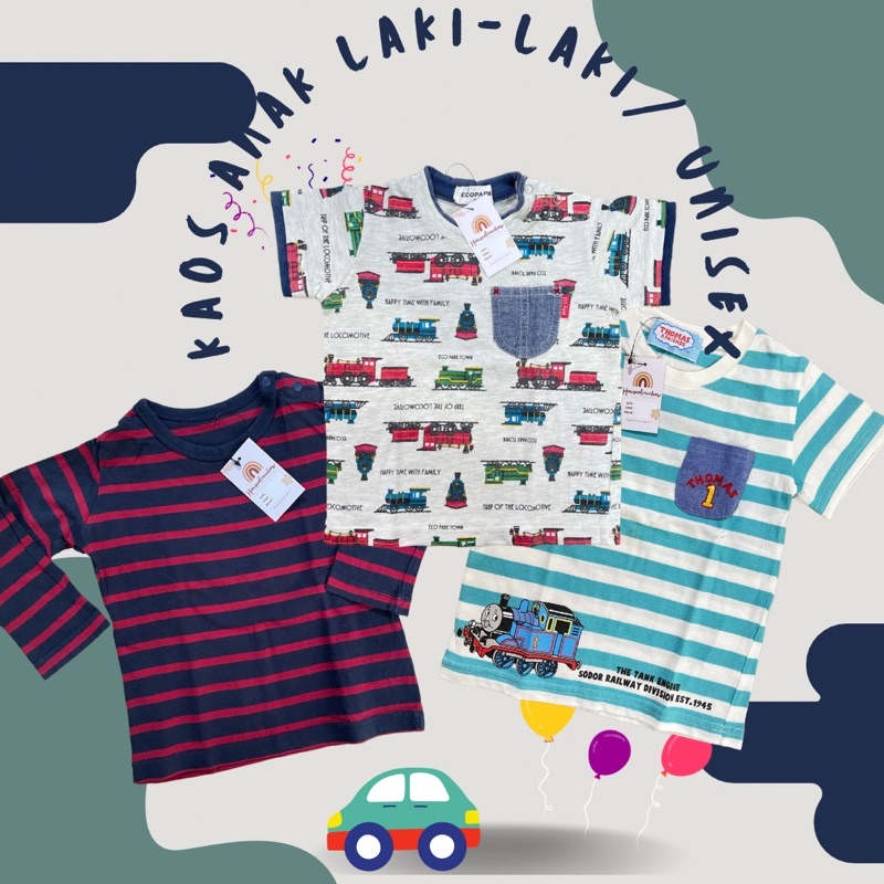 Atasan anak laki-laki/ kemeja anak/ kaos anak laki-laki unisex