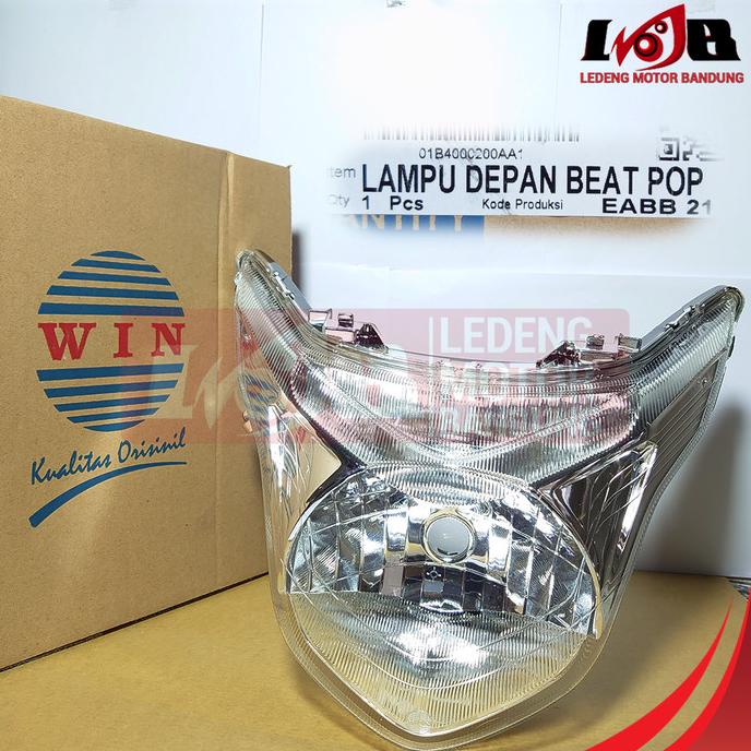 Win Reflektor Headlamp Beat Pop Mika Kaca Lampu Depan Motor Honda onderdil 54PR23