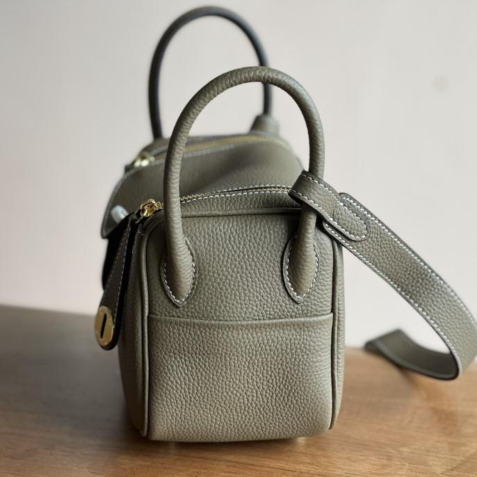 Mini Lindy Clemence 20 Handmade - Etoupe