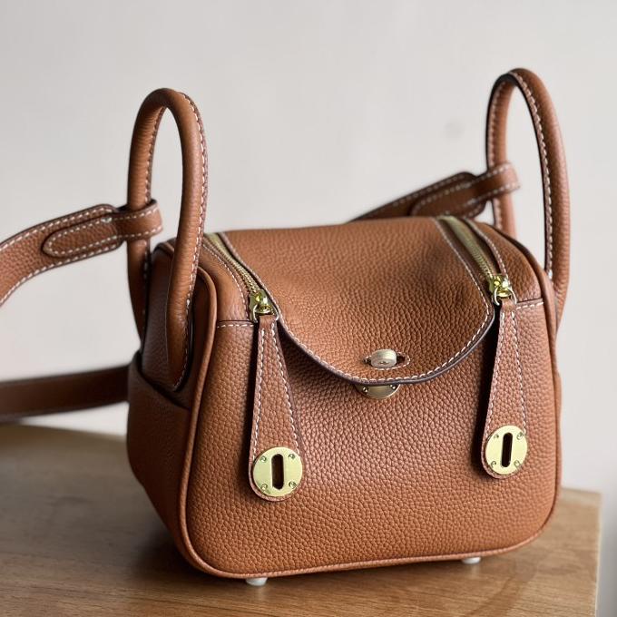 Mini Lindy Clemence 20 Handmade - Camel