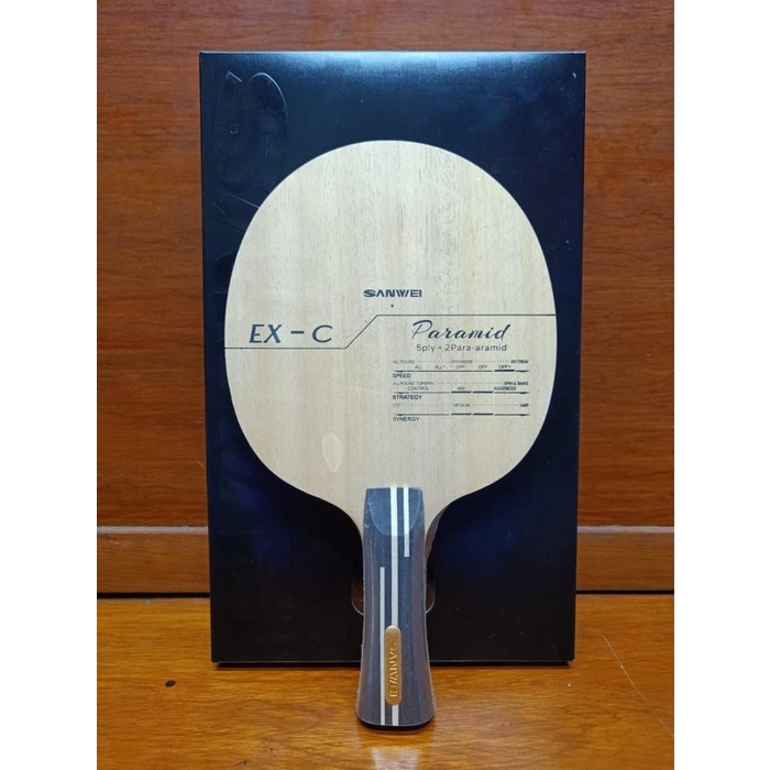 Terlaris Kayu Bet Pingpong Tenis Meja Sanwei Paramid Fl Original