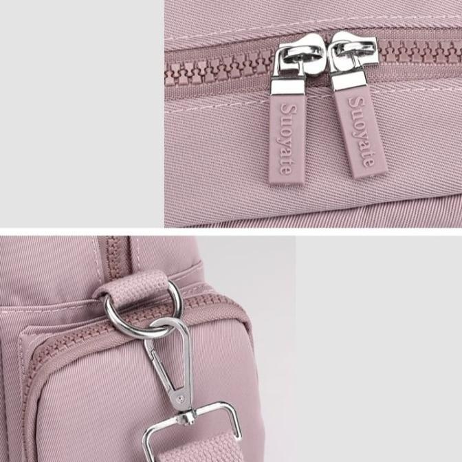 Suoyate bag S283 tas ransel bisa selempang tas 2IN1 handbag wanita