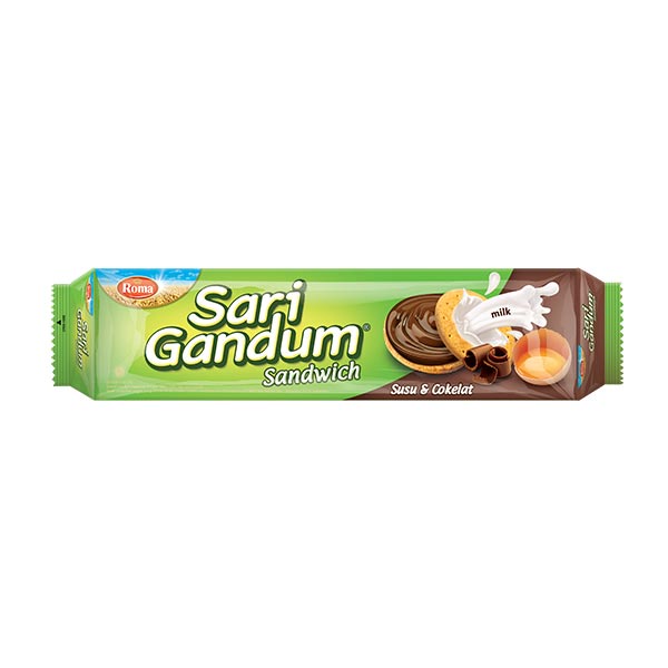 ROMA SARI GANDUM SANDWICH SUSU&amp;CKLT 108 GR