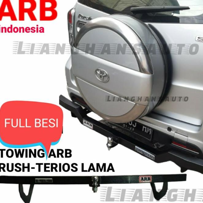 Towing Bar Pengaman Bemper Belakang Arb Rush Lama