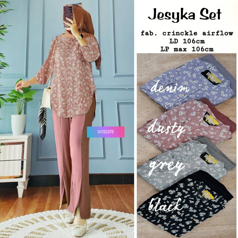 JESYKA SET / CRINKLE AIRFLOW // CRINKLE AIRFLOW