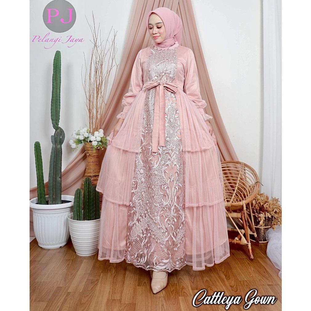 Gamis Tile Gown| Gamis| Gamis Pesta| Gamis Kondangan| Gamis Tile| Gamis Brukat| Gamis Doty| Gamis Br