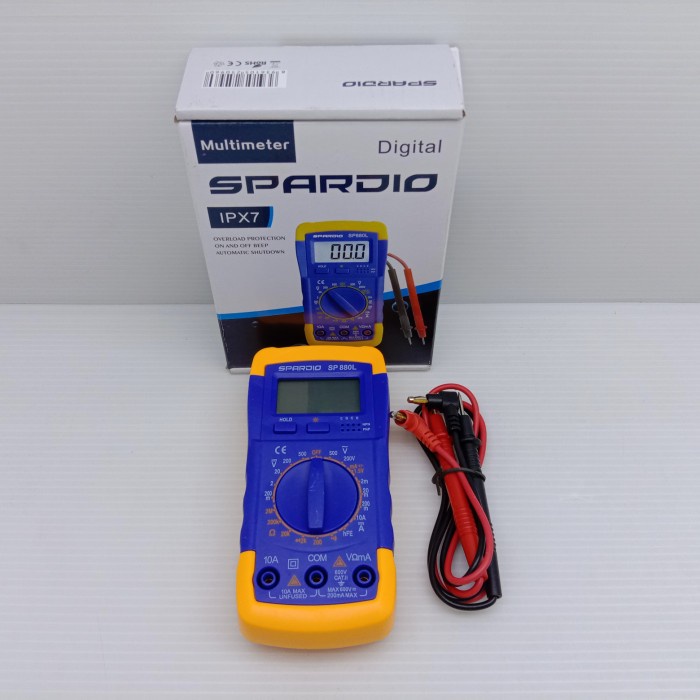 SPARDIO AVOMETER DIGITAL SP880L