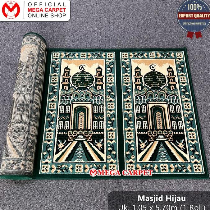 Sajadah Roll / Karpet Masjid / Karpet Mushola [Masjid Hijau]