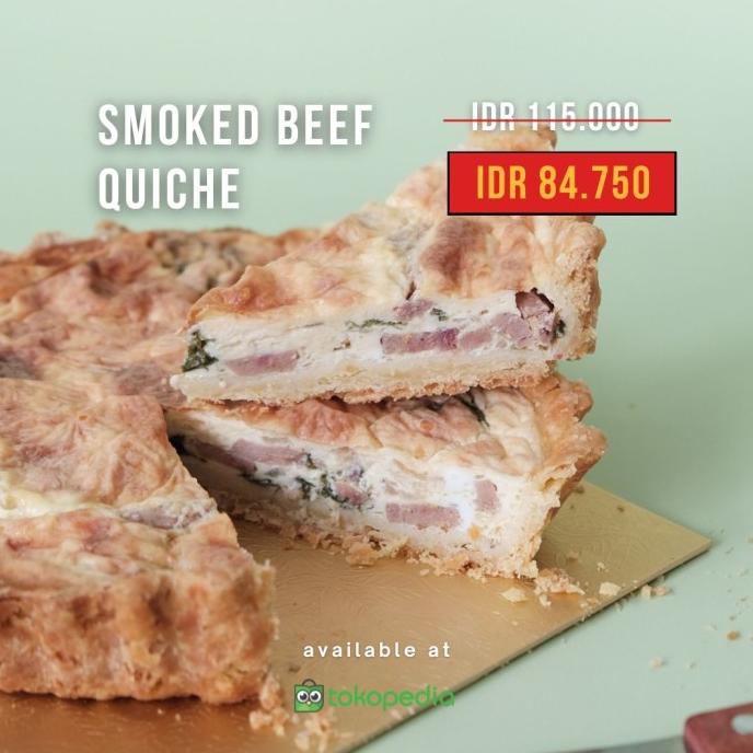 

Quiche Smooked Beef / Pie / Hampers / Kue Ulangtahun