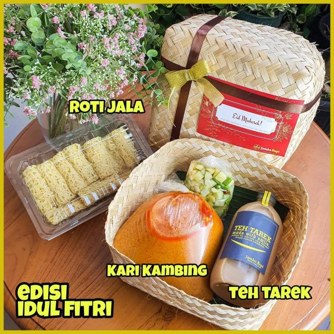 

Hampers Roti Jala Kari Ayam 500 gr & Teh Tarik