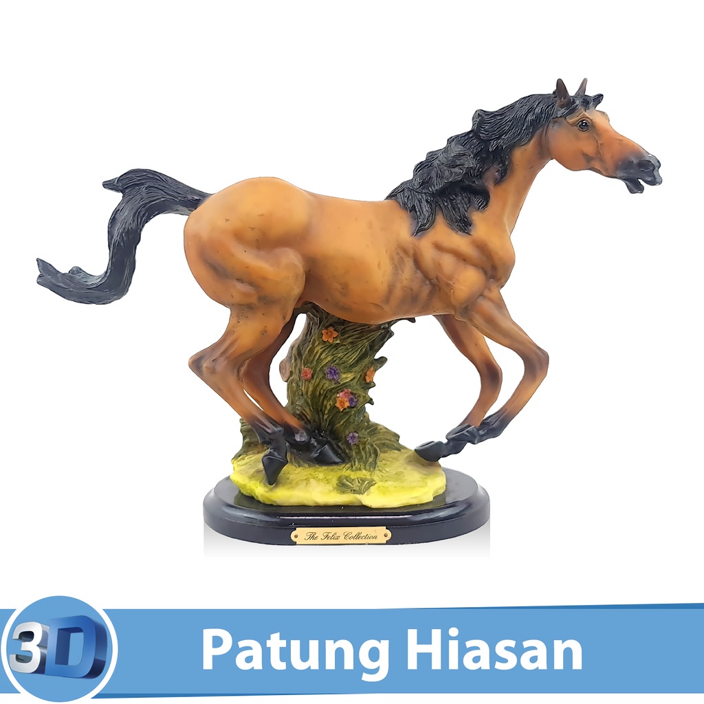 Good Spot Patung Hiasan Polystone Kuda State Patung Hewan Sp-Kuda