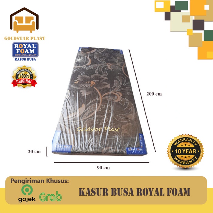 Terlaris Kasur Busa Royal Garansi 5 Tahun/Royal Foam Uk 90X200 X14