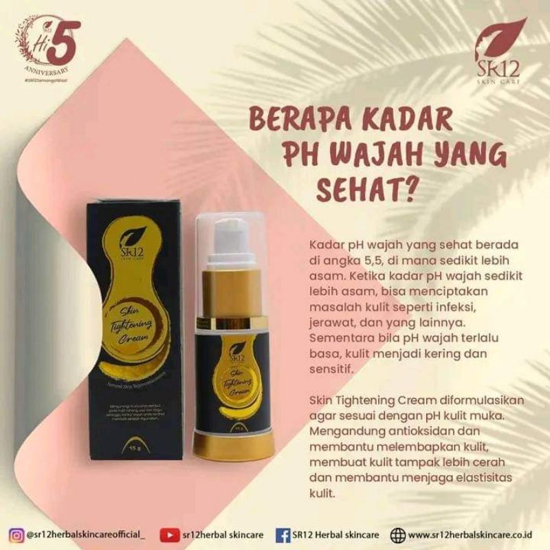 Tightening cream sr12