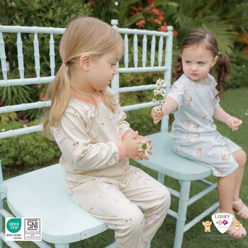 Libby Baby Stelan Oblong Panjang Motif Tea Time