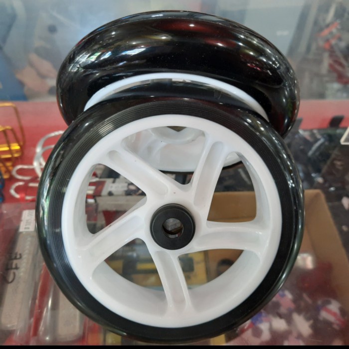 RODA BELAKANG SKUTER INJAK (RODA SCOOTER PEDAL) BAHAN KARET KUAT